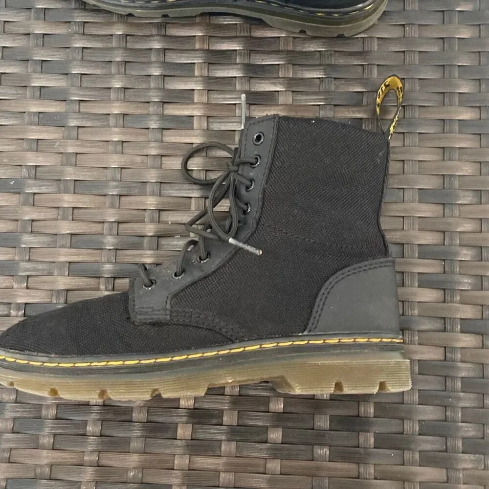 Doc Martin combs nylon boots, kid size 2